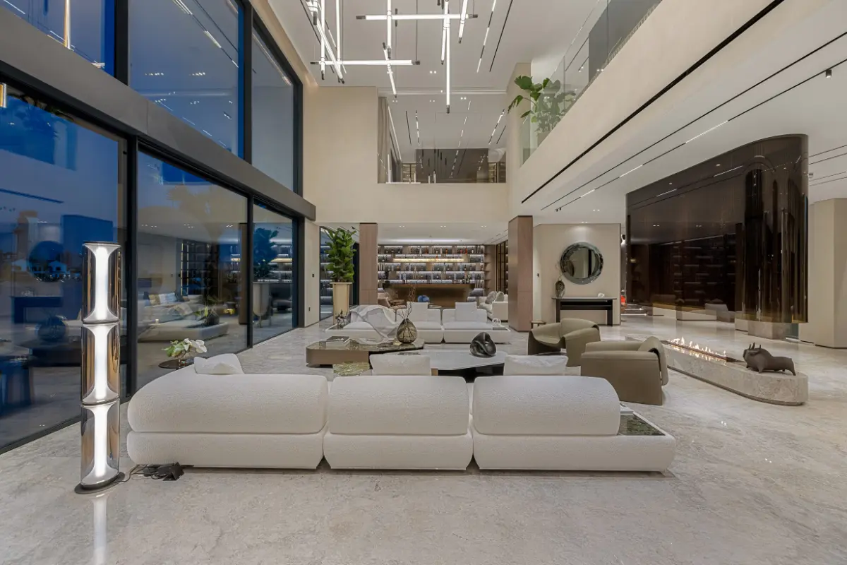 Relifix MEP solutions for ultra-luxury residential villas in Emirates Hills covering mechanical, electrical, and plumbing infrastructure.