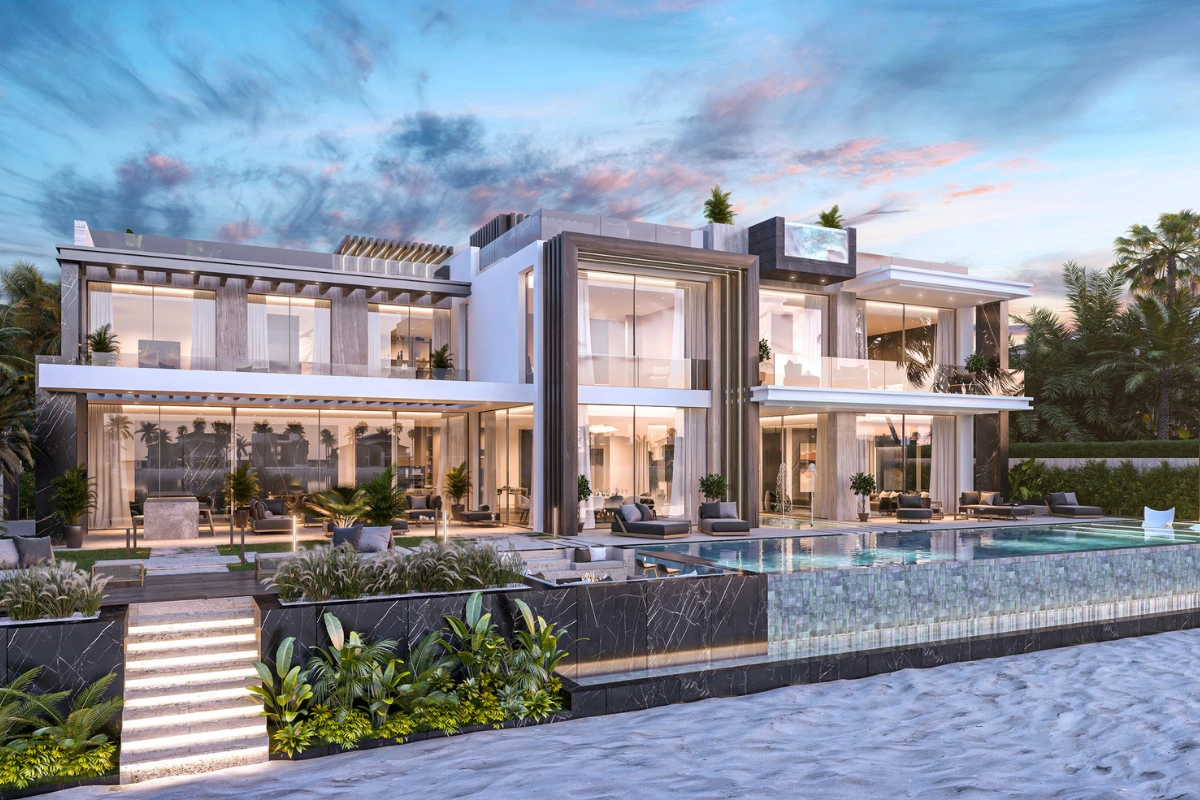 Relifix MEP installation works for luxury villa project at Palm Jumeirah including HVAC, electrical, and plumbing systems